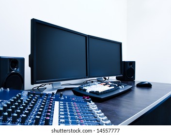 Audio Mixer And Video Editing Workstation