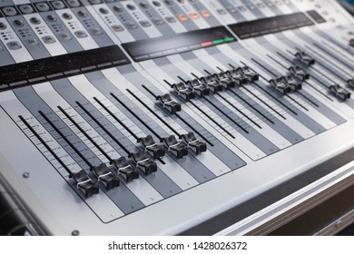 Audio Mixers Used In Sound Recording And Reproduction.