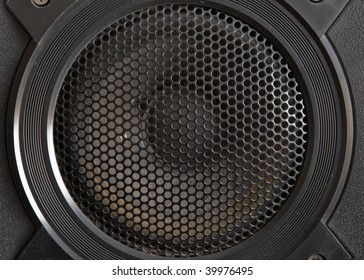 Audio Speaker Close Up