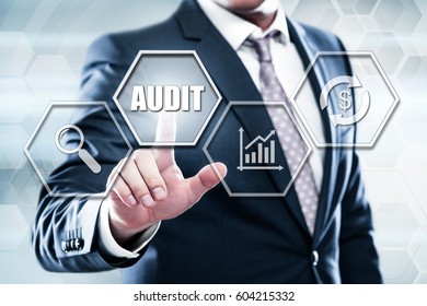 Audit Accounting Financial Report Business Technology Concept