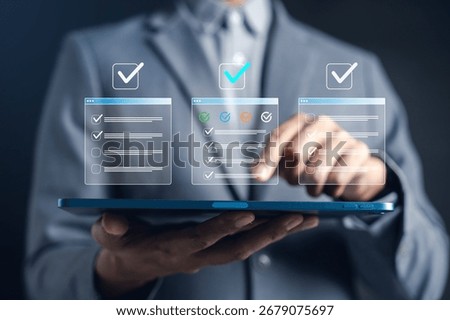 Audit validation, compliance checklist, document review, and approval process for quality assurance and regulatory compliance, accuracy, efficiency, control, and workflow management.