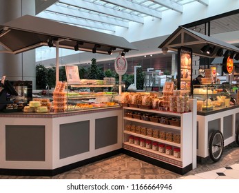 Aug 18/2018 Food Emporium At Changi Airport Terminal 4 During Lunch Time, Singapore