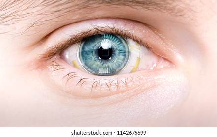 Augmented Reality Contact Lens Or  Bionic Eye