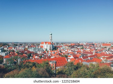 Augsburg panorama from the sky