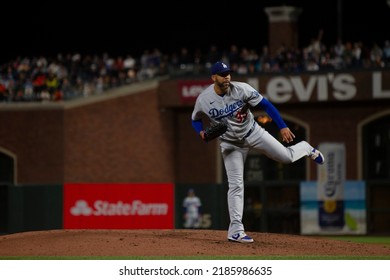 August 1, 2022 - San Francisco: Los Angeles Dodgers Pitcher David Price Pitches Against The San Francisco Giants At Oracle Park.