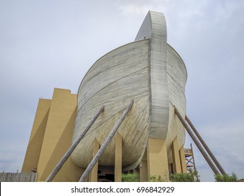 August 11,2017 Ark Encounter Williamstown, Kentucky - Christian Evangelical Theme Park Life-size Noah's Ark