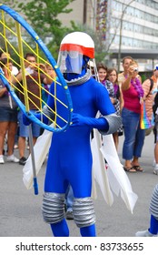 MONTRÉAL- AUGUST 13: Unidentified Participants At The Community Day For Montreal Pride Celebrations Festival On August 13, 2011, Montréal, Québec, Canada. This Event Has A Mandate To Involve, Educate And Entertain