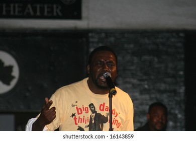 August 14, 2008 Big Daddy Kane Performs At Marcus Garvey Park In New York City