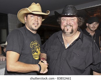 August 16, 2011 - Athens, GA - Jason Aldean And Colt Ford. At A Benefit For The Family Of Elmer 