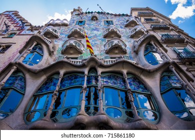 August 2017: Casa Batllo In Barcelona