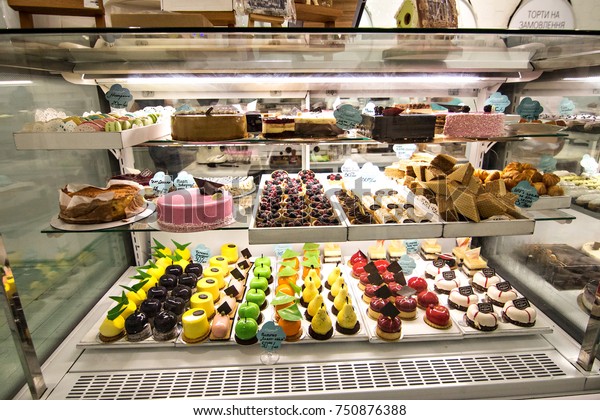 August 2017 Ukraine Chernivtsi Showcase Pastry