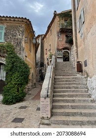 August , 2021: 2000 Years Old Village Eze, Near Nizza, France.