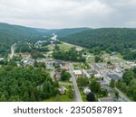 August 2023 aerial photo of Town of Hancock, Delaware County, NY.