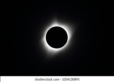 August 21, 2017 total solar eclipse viewed from Wind River Indian Reservation in Wyoming, USA.