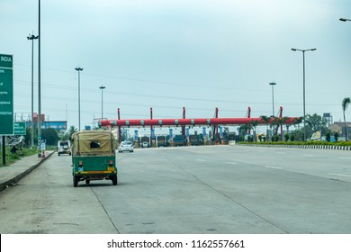 August 23,2018. Banskopa Toll Plaza At Durgapur , West Bengal,India.