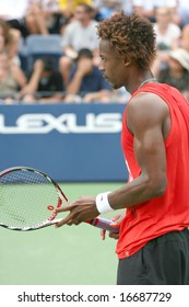 August 25, 2008 - US Open, New York: Gael Monfils Of France At The 2008 US Open During A First Round Match Against Pablo Cuevas Of Uruguay