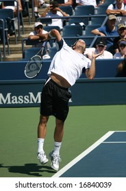 August 25, 2008 - US Open, New York: Tommy Haas Of Germany Serving At The 2008 US Open During A First Round Match