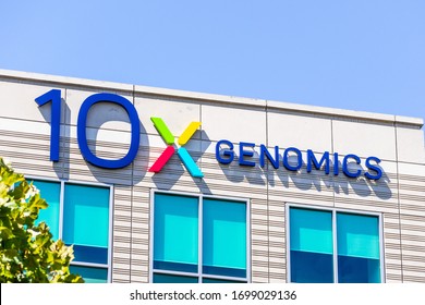 August 25, 2019 Pleasanton / CA / USA - 10x Genomics Headquarters In Silicon Valley; 10x Genomics Is An American Biotechnology Company That Designs And Manufactures Gene Sequencing Technology