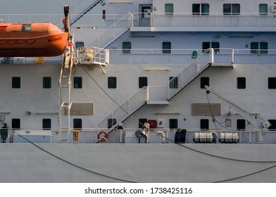 August 28, 2019 Swinoujście, Poland
Nils Dacke Ferry, Belonging To The TT-Line Carrier.