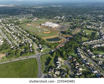 August 29, 2022 - Concord, NC, USA: 1st Day Of Classes At The New Roberta Road Middle School