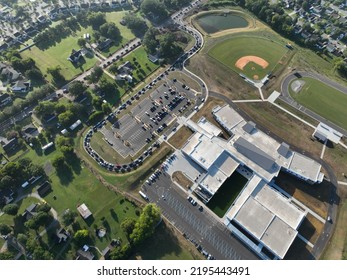 August 29, 2022 - Concord, NC, USA: 1st Day Of Classes At The New Roberta Road Middle School