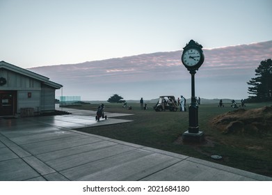 August 6, 2020 - Big Rolex Clock On Bandon Dunes Sheep Ranch Golf Course