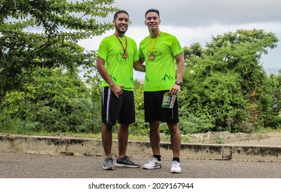 August 7, 2021: This Was A Sporting Event, Held At Cerro De La Popa In Cartagena, Colombia, An Average Of 120 Runners And Guests From Other Cities. It Was Organized By 