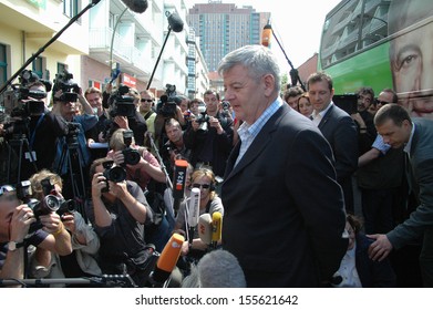 AUGUST 8, 2005 - BERLIN: Joschka Fischer - Start Of The Election Campaign Tour Of The Green Party In Berlin.