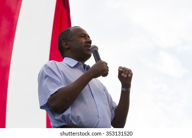 AUGUST 8, 2015-DES MOINES, IA  Ben Carson  At Family Festival In Des Moines