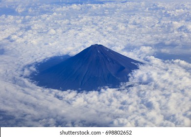 August, Summer,Mount Fuji On The Cloud