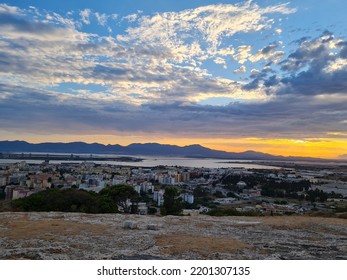 August, Sunset In San Michele, Sardinia.