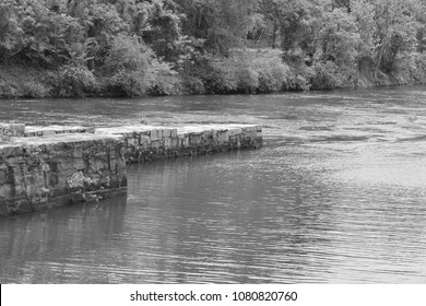 Augusta Canal At Augusta In Georgia