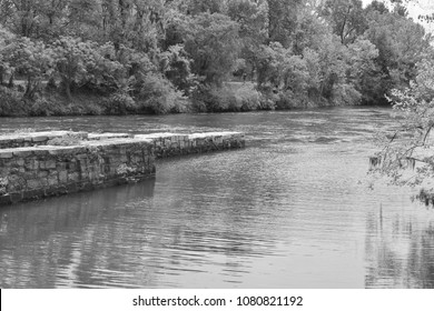 Augusta Canal At Augusta In Georgia