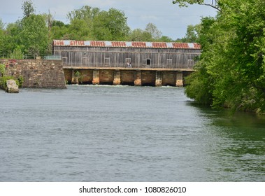 The Augusta Canal At Augusta In Georgia