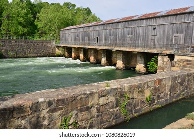 The Augusta Canal At Augusta In Georgia