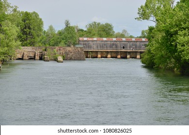 The Augusta Canal At Augusta In Georgia