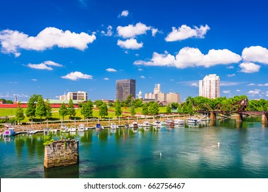 Augusta, Georgia, USA Downtown City Skyline.