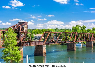 Augusta, Georgia, USA Train Bridge.