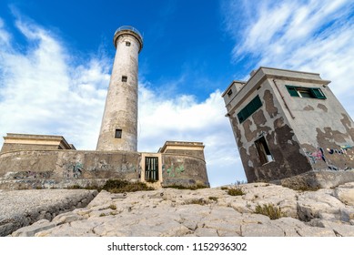 Augusta Sicily/ Italy -march 3 2018
Capo Santa Croce Lighthouse