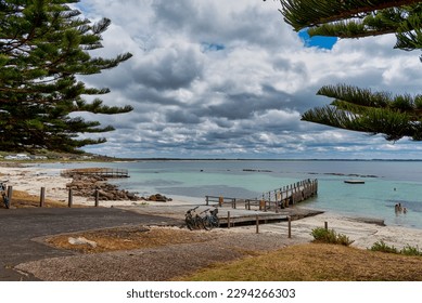 Augusta's Jetty is the 'Old Town Jetty'  It is popular point for launching kayaks   canoes    also great spot to sit   enjoy bit fishing picnic under the Peppermint tree 