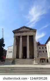 Augusteum In The Forum In Pula