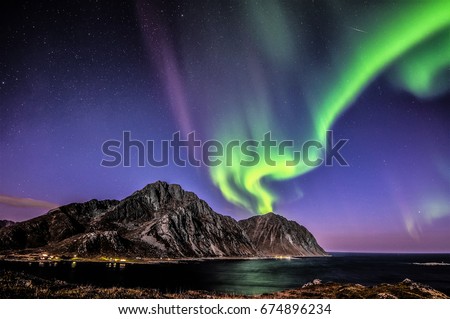 aurora borealis above 