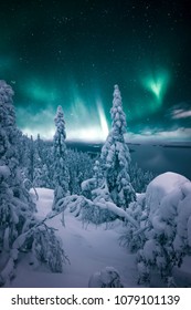 Aurora Borealis In Finland, Koli