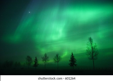 Aurora Borealis near Fairbanks, AK