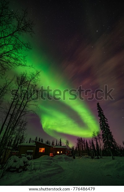 Aurora Borealis Northern Lights North Pole Stock Photo Edit Now