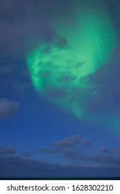 Aurora Borealis Taken Onboard A Vessel Far North At Kara Sea In Russia September 2014