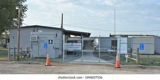 Aurora, CO, USA Sep2, 2019. Family Shooting Center At Cherry Creek State Park. They Are A Full Service Public Outdoor Range Offering Pistol Shooting, Rifle Shooting And Shotgun Range. 
