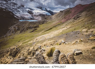 Ausangate trek views in Peru, South America