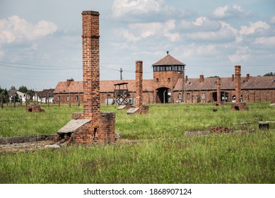 Auschwitz Birkenau Museum And Memorial, Concentration Camp In Poland.