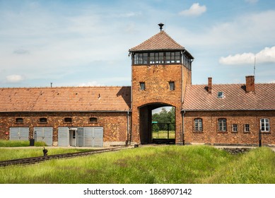 Auschwitz Birkenau Museum And Memorial, Concentration Camp In Poland.